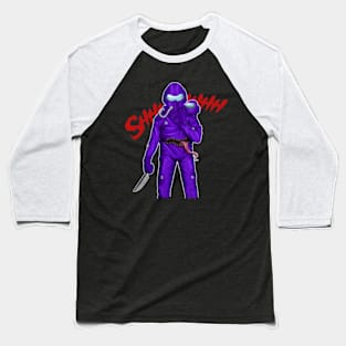 Purple - Among Us Baseball T-Shirt